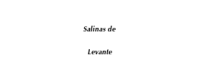 Salinas de Levante